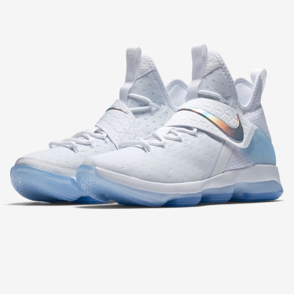 Nike LeBron 14 (also known as Nike LeBron XIV) - Gently used condition.